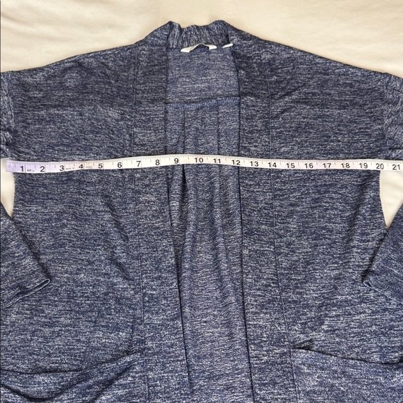 Reitmans Cardigan Lightweight Open Front Knit Classic Open Fit Long Women's Sz M - Picture 7 of 11
